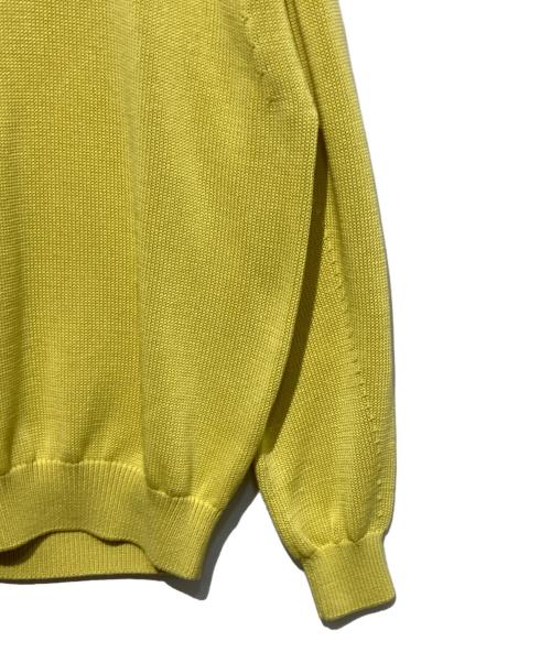 H BEAUTY&YOUTH（エイチ ビューティー&ユース）H BEAUTY&YOUTH (エイチ ビューティー&ユース) 5GAUGE SESIA BALLOON CREW NECK KNIT イエロー サイズ:Sの古着・服飾アイテム