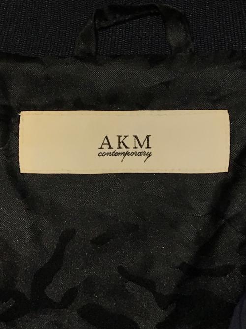 AKM（エーケーエム）AKM (エーケーエム) ダウンジャケット ネイビー サイズ:XLの古着・服飾アイテム