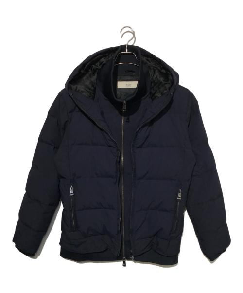 AKM（エーケーエム）AKM (エーケーエム) ダウンジャケット ネイビー サイズ:XLの古着・服飾アイテム