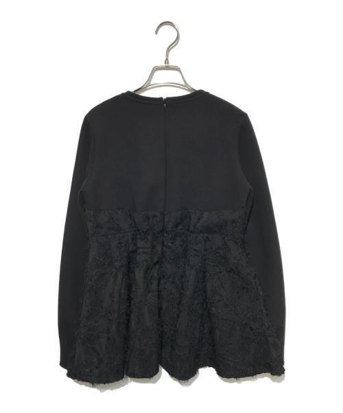 Adam et Rope（アダム エ ロペ）Adam et Rope (アダム エ ロペ) ジャカードビスチェコンビプルオーバー ブラック サイズ:Freeの古着・服飾アイテム