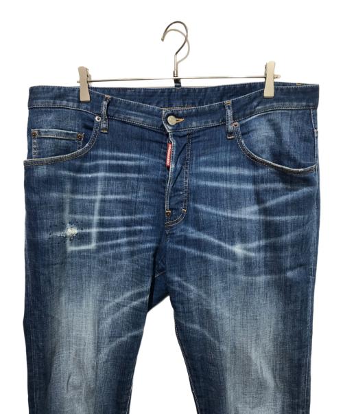 DSQUARED2（ディースクエアード）DSQUARED2 (ディースクエアード) SKATER JEANS ブルー サイズ:56の古着・服飾アイテム