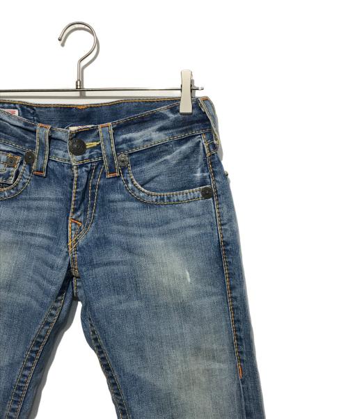 TRUE RELIGION（トゥルー レリジョン）TRUE RELIGION (トゥルー レリジョン) BILLY BIG Tフレアデニムパンツ インディゴ サイズ:27の古着・服飾アイテム