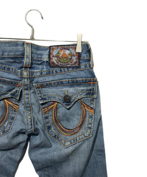 TRUE RELIGION（トゥルー レリジョン）TRUE RELIGION (トゥルー レリジョン) BILLY BIG Tフレアデニムパンツ インディゴ サイズ:27の古着・服飾アイテム