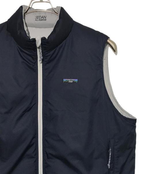 SEDAN ALL-PURPOSE（セダンオールパーパス）SEDAN ALL-PURPOSE (セダンオールパーパス) Reversible Down Vest ネイビー サイズ:XLの古着・服飾アイテム