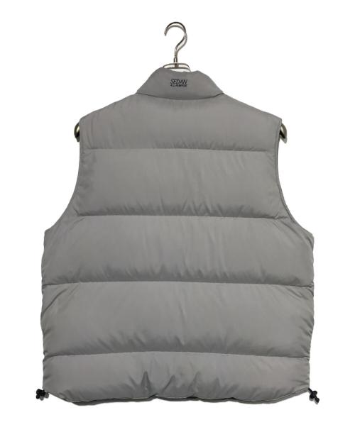 SEDAN ALL-PURPOSE（セダンオールパーパス）SEDAN ALL-PURPOSE (セダンオールパーパス) Reversible Down Vest ネイビー サイズ:XLの古着・服飾アイテム