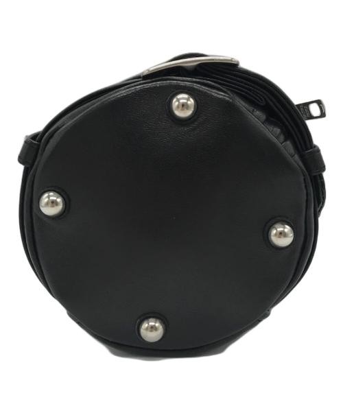 beautiful people（ビューティフルピープル）beautiful people (ビューティフルピープル) ライダースドローストリング ショルダーバッグ ブラック サイズ:Fの古着・服飾アイテム