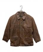 RED SKINSレッドスキンズ）の古着「レザージャケット」｜ブラウン