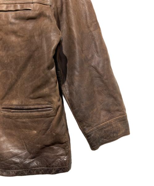 RED SKINS（レッドスキンズ）RED SKINS (レッドスキンズ) レザージャケット ブラウン サイズ:Lの古着・服飾アイテム