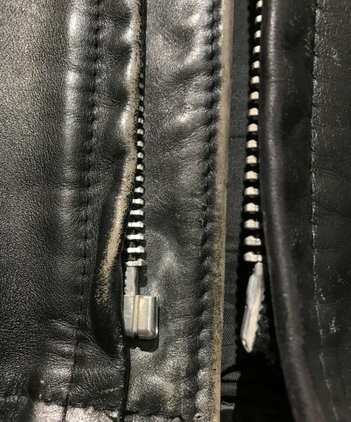 Schott（ショット）Schott (ショット) シングルライダースジャケット ブラック サイズ:38の古着・服飾アイテム