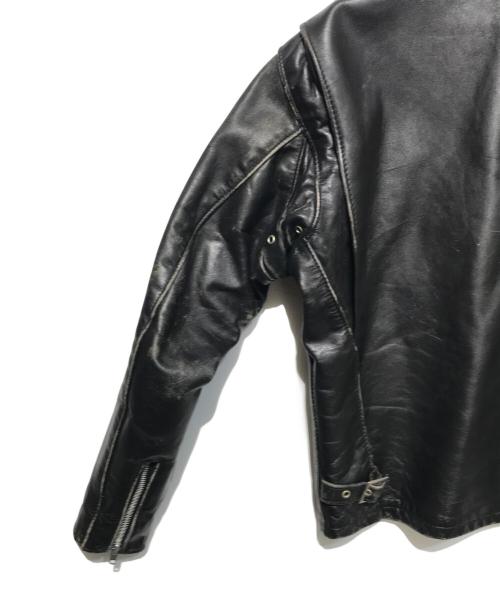 Schott（ショット）Schott (ショット) シングルライダースジャケット ブラック サイズ:38の古着・服飾アイテム
