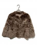 TO BE CHICトゥービーシック）の古着「レッキスラビットファージャケット」｜ブラウン