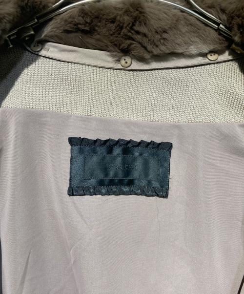TO BE CHIC（トゥービーシック）TO BE CHIC (トゥービーシック) レッキスラビットファージャケット ブラウン サイズ:2の古着・服飾アイテム