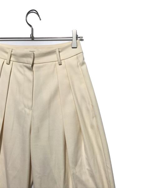 TODAYFUL（トゥデイフル）TODAYFUL (トゥデイフル) DoubleTuck Twill Trousers アイボリー サイズ:36の古着・服飾アイテム