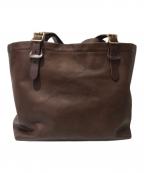 SLOWスロウ）の古着「ルボーノレザートートバッグ」｜ブラウン