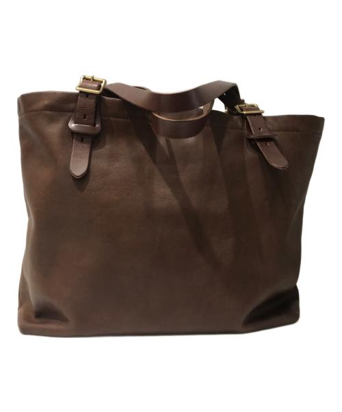 SLOW（スロウ）SLOW (スロウ) ルボーノレザートートバッグ ブラウンの古着・服飾アイテム