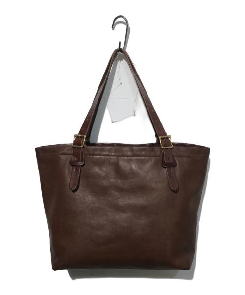 SLOW（スロウ）SLOW (スロウ) ルボーノレザートートバッグ ブラウンの古着・服飾アイテム