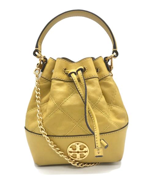 TORY BURCH（トリーバーチ）TORY BURCH (トリーバーチ) 巾着ショルダーバッグ イエローの古着・服飾アイテム