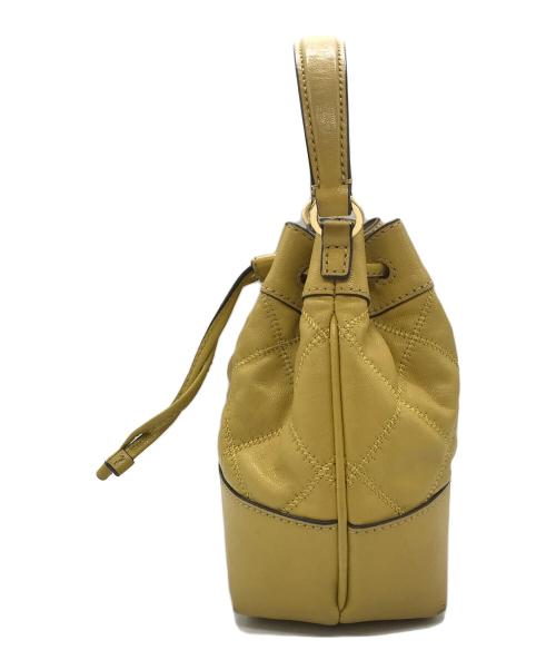 TORY BURCH（トリーバーチ）TORY BURCH (トリーバーチ) 巾着ショルダーバッグ イエローの古着・服飾アイテム