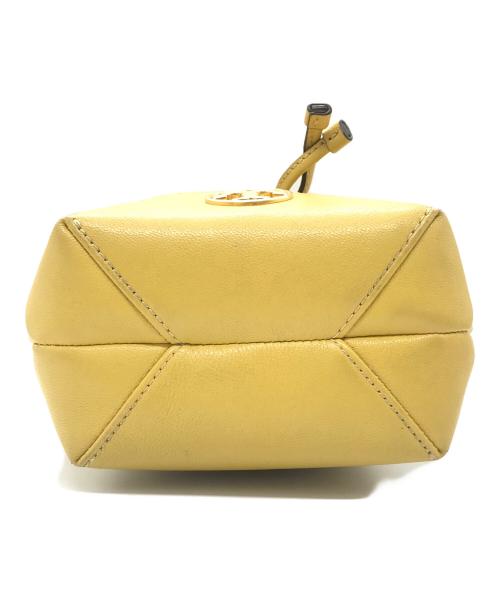 TORY BURCH（トリーバーチ）TORY BURCH (トリーバーチ) 巾着ショルダーバッグ イエローの古着・服飾アイテム