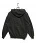 X-LARGE (エクストララージ) PIGMENT DYED EMBOSS LOGO ZIP HOODED SWEAT チャコールグレー サイズ:S：8000円