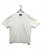 LOUIS VUITTONルイ ヴィトン）の古着「レター半袖ニット」｜ホワイト