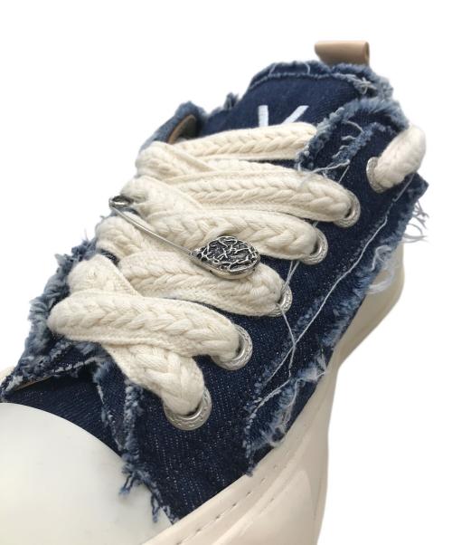 VALABASAS（バラバサス）VALABASAS (バラバサス) VISION DENIM BLUE SHOES インディゴ サイズ:27.5cmの古着・服飾アイテム