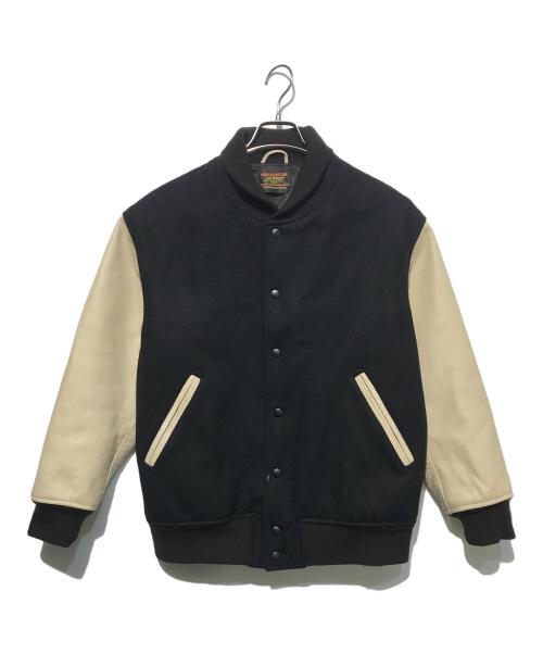 skookum（スクーカム）SKOOKUM (スクーカム) JOURNAL STANDARD relume (ジャーナルスタンダード レリューム) AWARD スタジアムジャケット ブラック サイズ:Ｍの古着・服飾アイテム