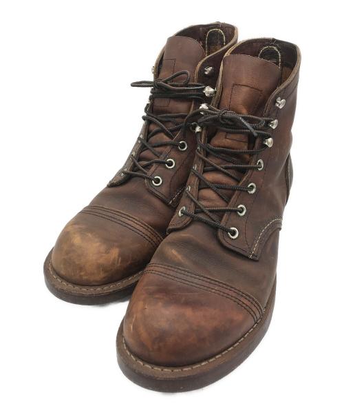 RED WING（レッドウィング）RED WING (レッドウィング) Iron Ranger ブラウン サイズ:27.5の古着・服飾アイテム