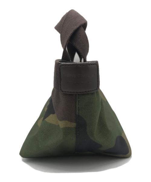 Herve Chapelier（エルベシャプリエ）Herve Chapelier (エルベシャプリエ) コーデュラスクエアトート カーキの古着・服飾アイテム