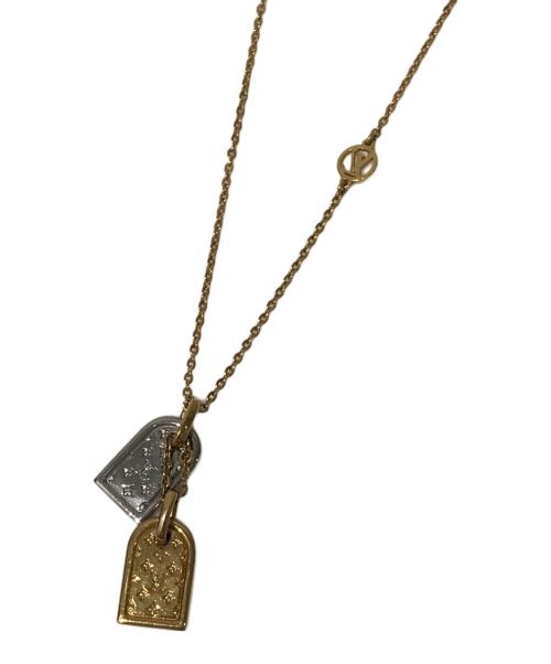 LOUIS VUITTON（ルイ ヴィトン）LOUIS VUITTON (ルイ ヴィトン) ナノグラム ネックレス ゴールドの古着・服飾アイテム