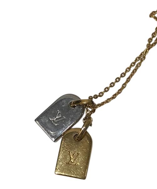 LOUIS VUITTON（ルイ ヴィトン）LOUIS VUITTON (ルイ ヴィトン) ナノグラム ネックレス ゴールドの古着・服飾アイテム