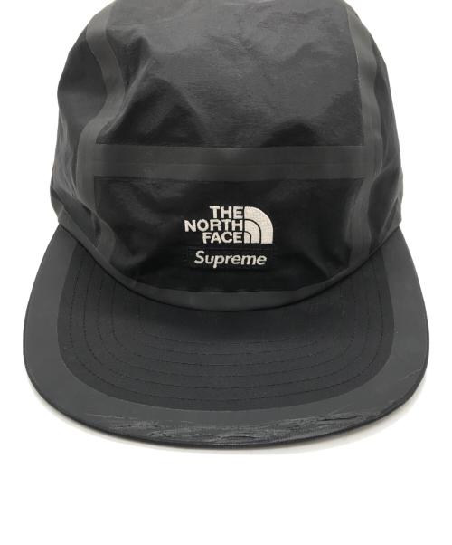 THE NORTH FACE（ザ ノース フェイス）THE NORTH FACE (ザ ノース フェイス) Supreme (シュプリーム) OUTER TAPE SEAM HAT ブラックの古着・服飾アイテム