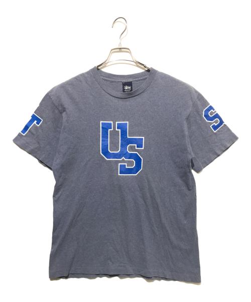 stussy（ステューシー）stussy (ステューシー) 90’S プリントTシャツ ネイビー サイズ:Mの古着・服飾アイテム