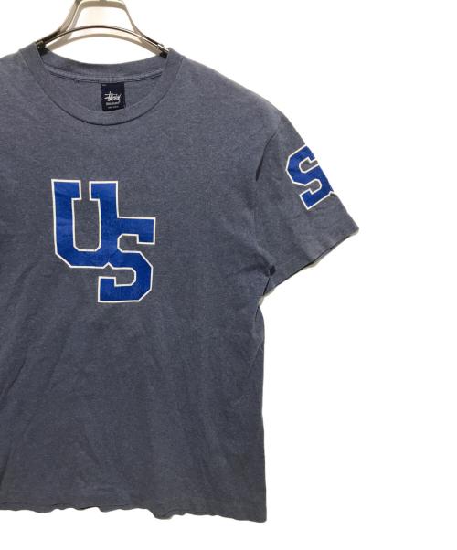 stussy（ステューシー）stussy (ステューシー) 90’S プリントTシャツ ネイビー サイズ:Mの古着・服飾アイテム