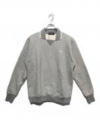 FRED PERRY×JOURNAL STANDARDフレッドペリー×ジャーナルスタンダード）の古着「Football Sweatshirt/フットボールスウェットシャツ」｜グレー