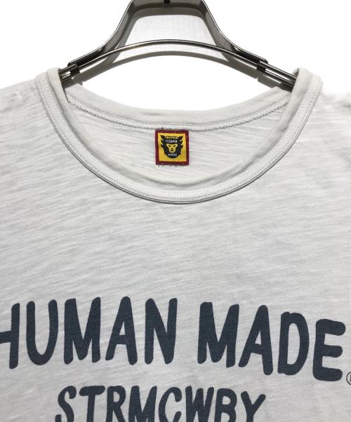 HUMAN MADE（ヒューマンメイド）HUMAN MADE (ヒューマンメイド) ロゴTシャツ ホワイト サイズ:XLの古着・服飾アイテム