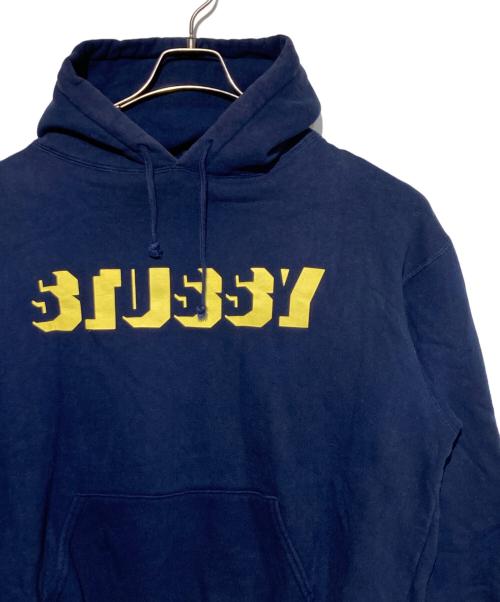 stussy（ステューシー）stussy (ステューシー) プルオーバーパーカー ネイビー サイズ:Lの古着・服飾アイテム