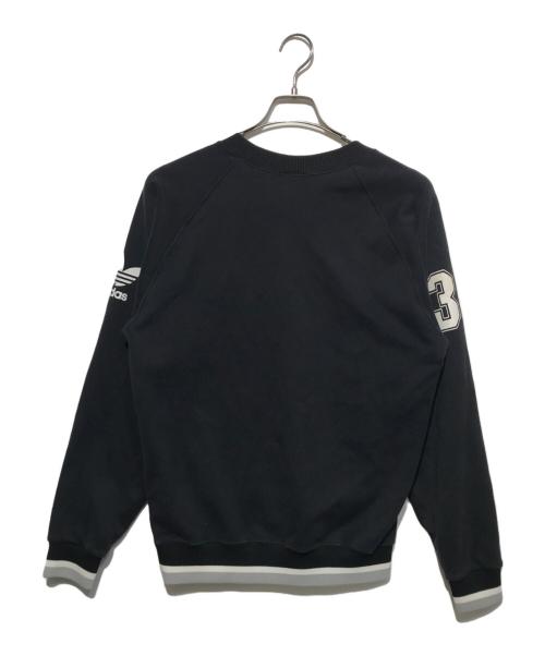 adidas（アディダス）adidas (アディダス) EWINGプリントスウェット ブラック サイズ:98-6の古着・服飾アイテム