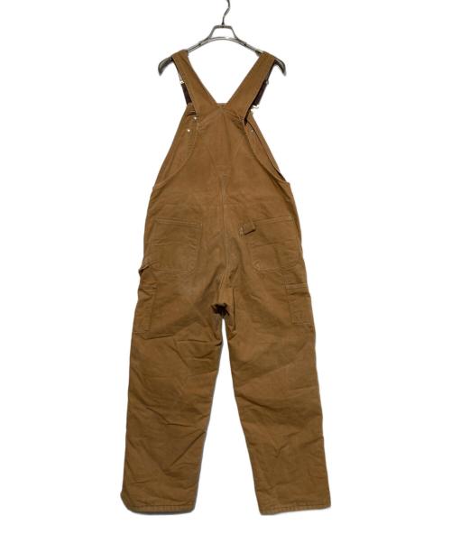 CarHartt（カーハート）CarHartt (カーハート) 裏キルトオーバーオール ブラウン サイズ:40×32の古着・服飾アイテム