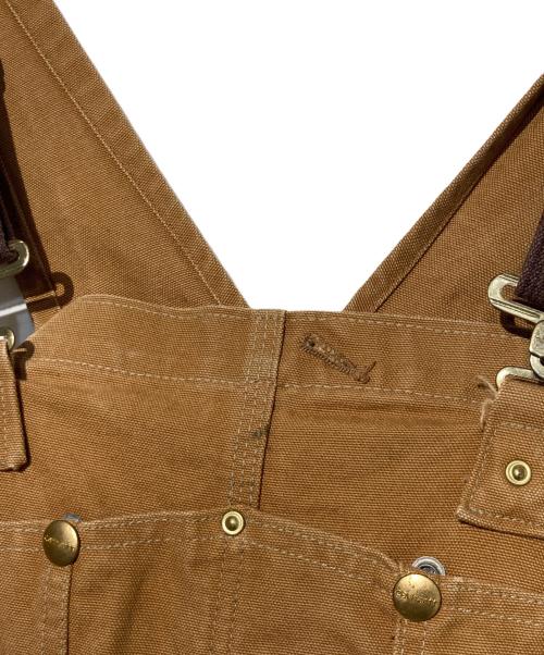 CarHartt（カーハート）CarHartt (カーハート) 裏キルトオーバーオール ブラウン サイズ:40×32の古着・服飾アイテム