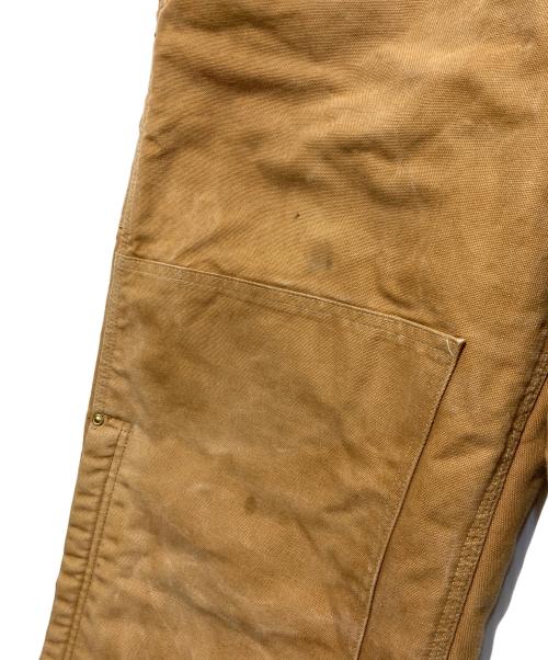 CarHartt（カーハート）CarHartt (カーハート) 裏キルトオーバーオール ブラウン サイズ:40×32の古着・服飾アイテム