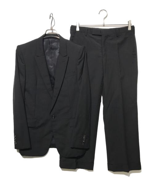 JOHN LAWRENCE SULLIVAN（ジョン ローレンス サリバン）JOHN LAWRENCE SULLIVAN (ジョン ローレンス サリバン) セットアップスーツ ブラック サイズ:ジャケット38・パンツ36の古着・服飾アイテム