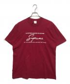 SUPREME×MARTINE ROSEシュプリーム×マーティン・ローズ）の古着「24AW×Martine Rose Tee Cardinal」｜レッド