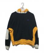 Champion×N.HOOLYWOODチャンピオン×エヌ ハリウッド）の古着「NEW WEAVE パーカー」｜イエロー