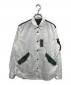 COMME des GARCONS HOMMEコムデギャルソン オム）の古着「ミリタリードッキングシャツ」｜ホワイト
