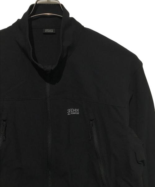 SEDAN ALL-PURPOSE（セダンオールパーパス）SEDAN ALL-PURPOSE (セダンオールパーパス) Soft Shell Jacket ブラック サイズ:XLの古着・服飾アイテム