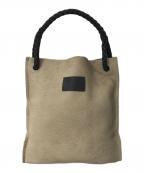 beautiful peopleビューティフルピープル）の古着「towel leather small one shoulder bag」｜ベージュ×ブラック