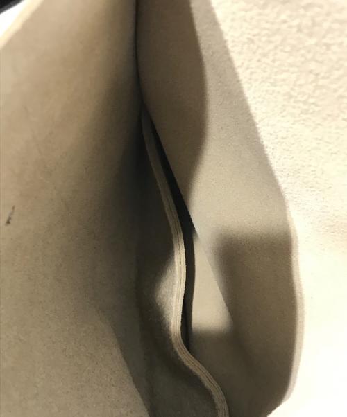 beautiful people（ビューティフルピープル）beautiful people (ビューティフルピープル) towel leather small one shoulder bag ベージュ×ブラックの古着・服飾アイテム