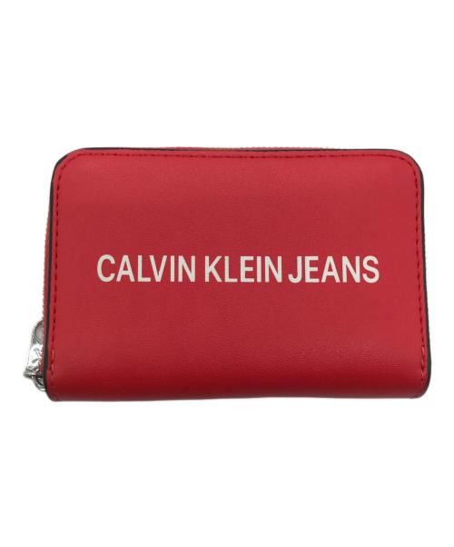 Calvin Klein Jeans（カルバンクラインジーンズ）Calvin Klein Jeans (カルバンクラインジーンズ) カードケース ピンクの古着・服飾アイテム