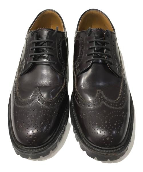 REGAL（リーガル）REGAL (リーガル) ウイングチップドレスシューズ ブラウン×ブラック サイズ:24.5の古着・服飾アイテム